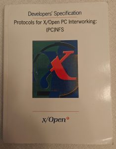 Cover of the X/Open book on (PC)NFS
